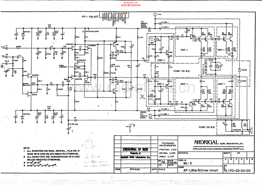 MarkLevinson-ML2-pwr-sch2 维修电路原理图.pdf_第1页