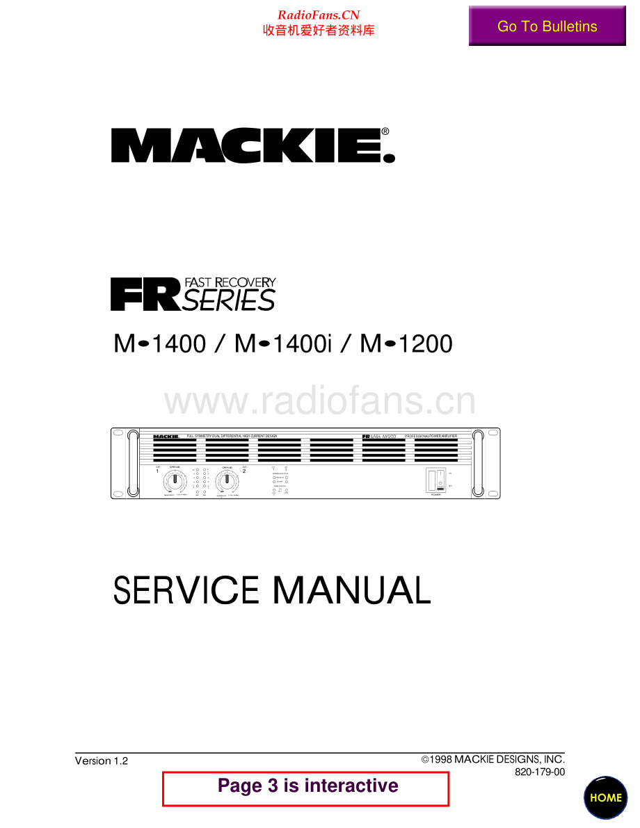 Mackie-M1400-pwr-sm1 维修电路原理图.pdf_第1页