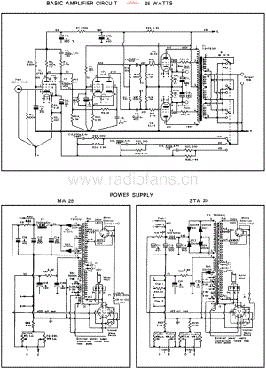 Radford-STA25-pwr-sch 维修电路原理图.pdf