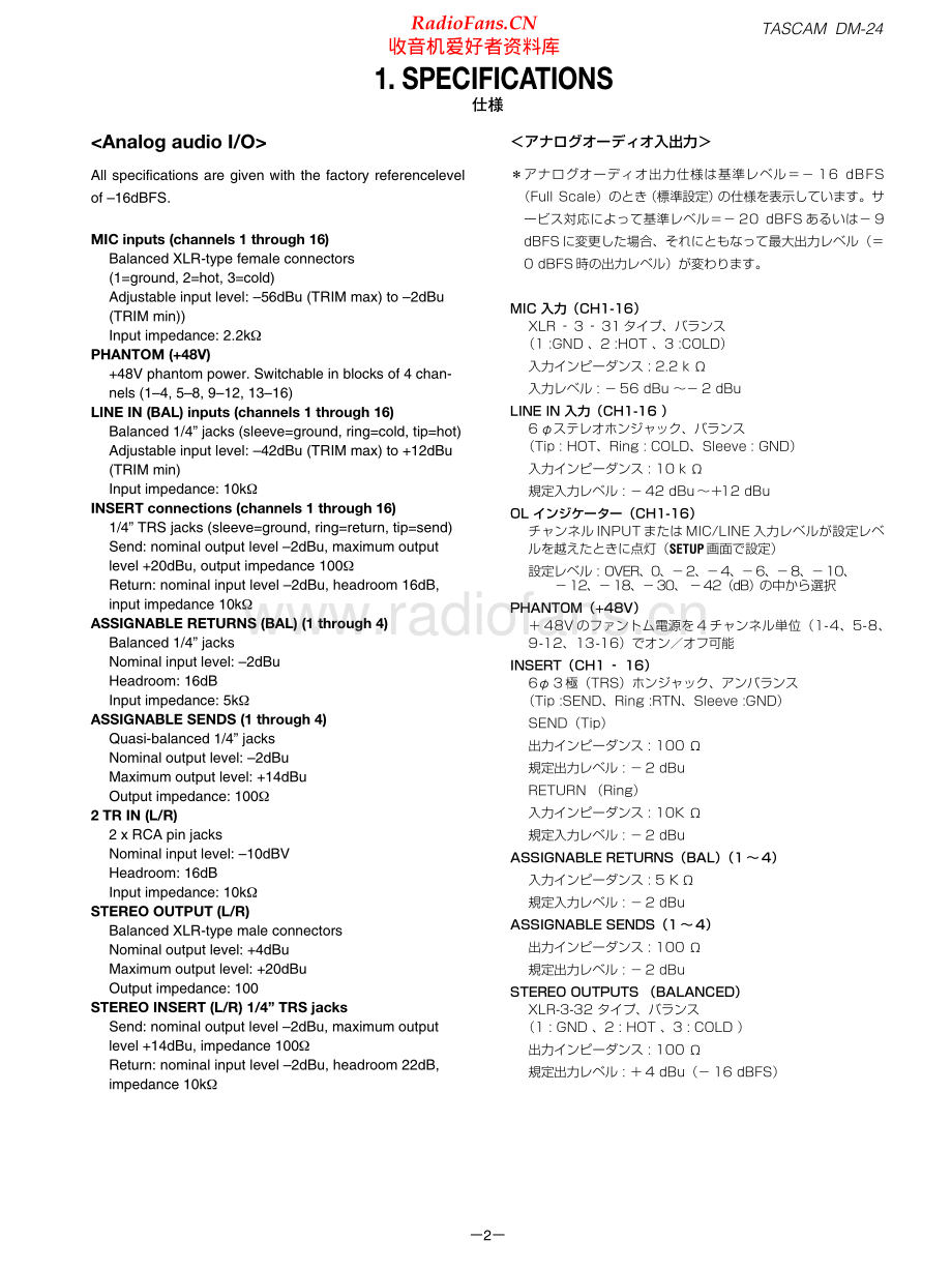 Teac-TascamDM24-mix-sm 维修电路原理图.pdf_第2页