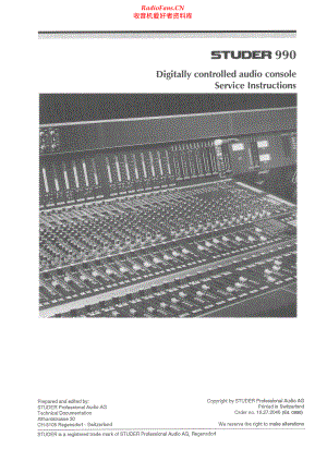 Studer-990-ac-sm1 维修电路原理图.pdf