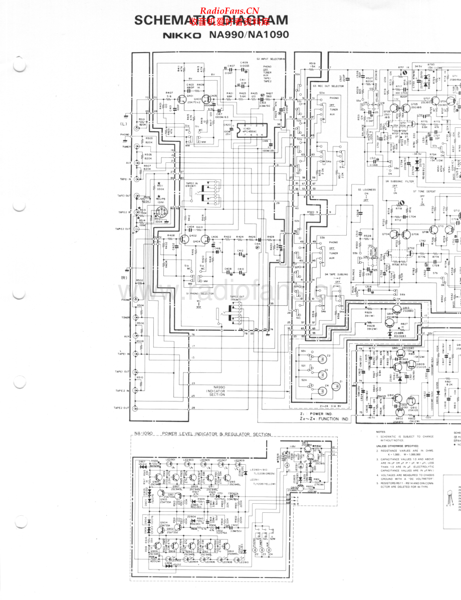 Nikko-NA990-int-sch 维修电路原理图.pdf_第1页