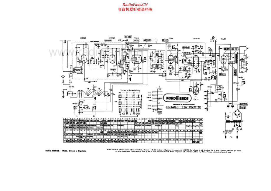 Nordmende-ElektraRigoletto-pr-sch 维修电路原理图.pdf_第1页