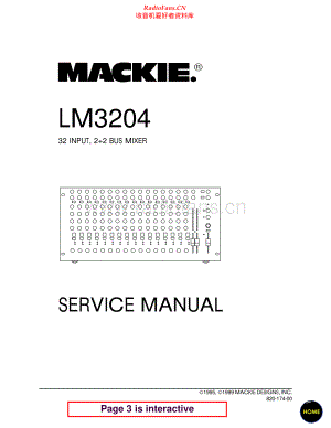 Mackie-LM3204-mix-sm 维修电路原理图.pdf
