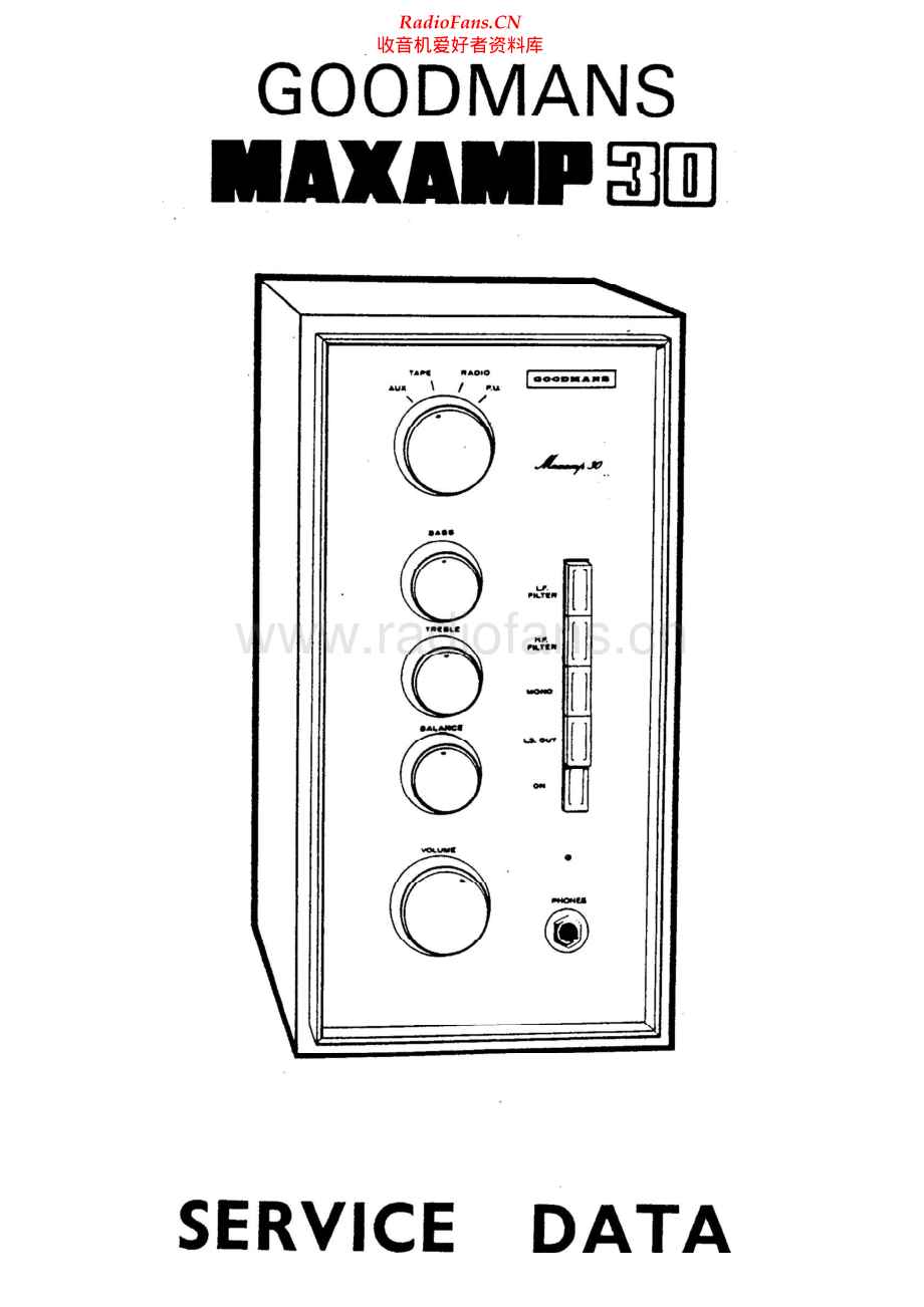 Goodmans-Maxamp30-int-sm维修电路原理图.pdf_第1页