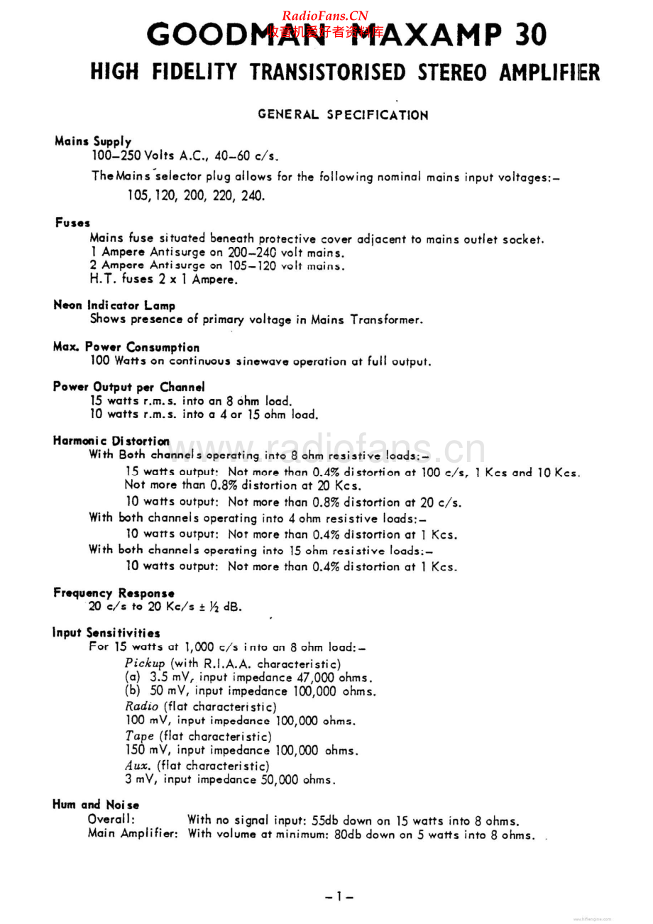 Goodmans-Maxamp30-int-sm维修电路原理图.pdf_第2页