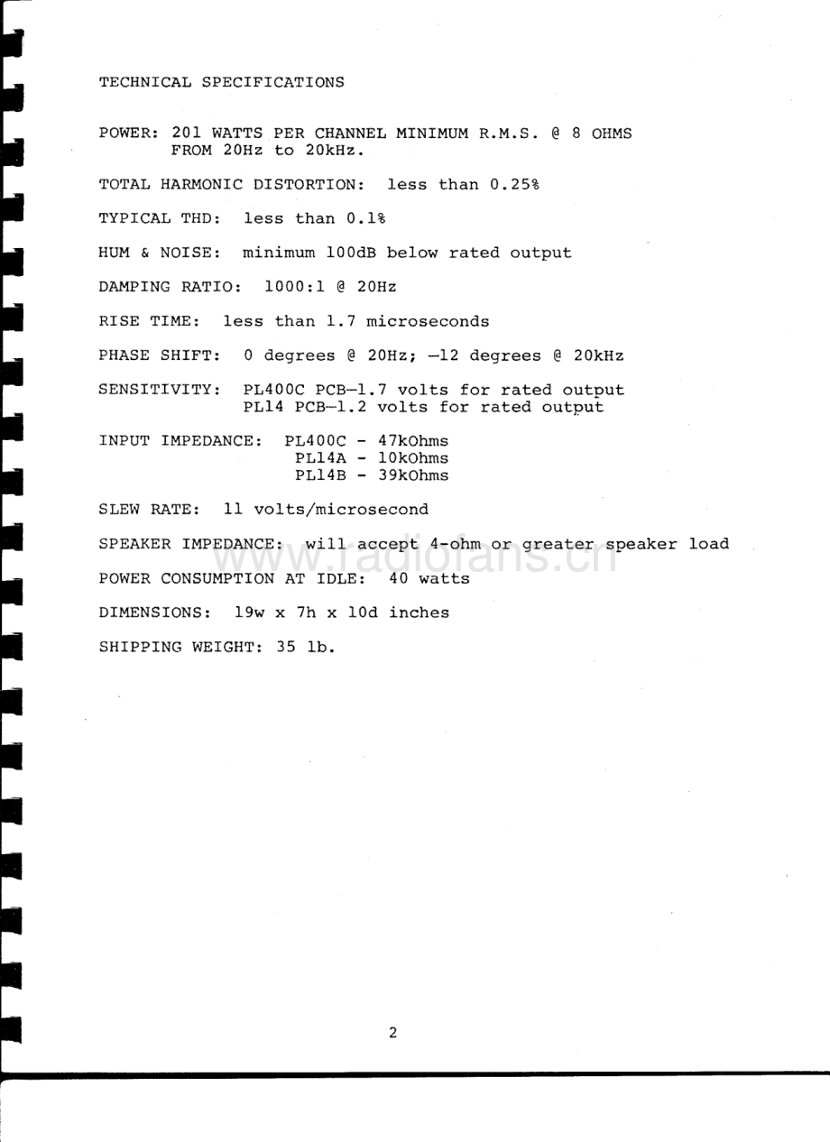 PhaseLinear-400-pwr-sm 维修电路原理图.pdf_第3页