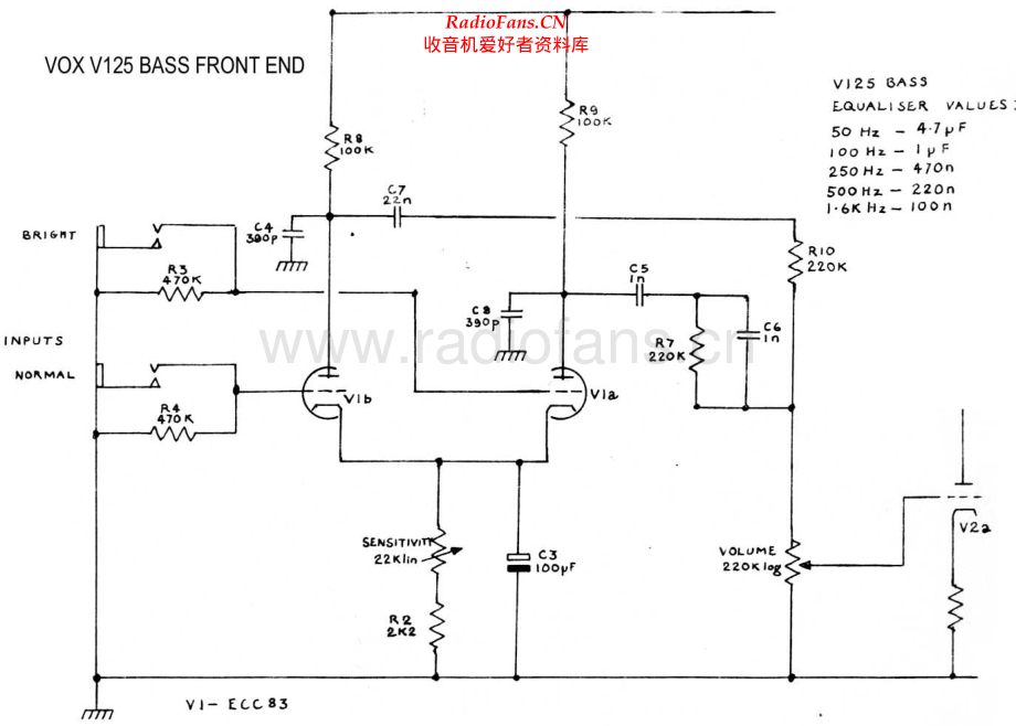 Vox-V125Bass-pwr-sch 维修电路原理图.pdf_第1页