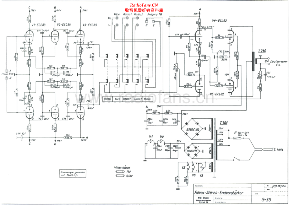 Revox-S39-int-sch 维修电路原理图.pdf_第1页