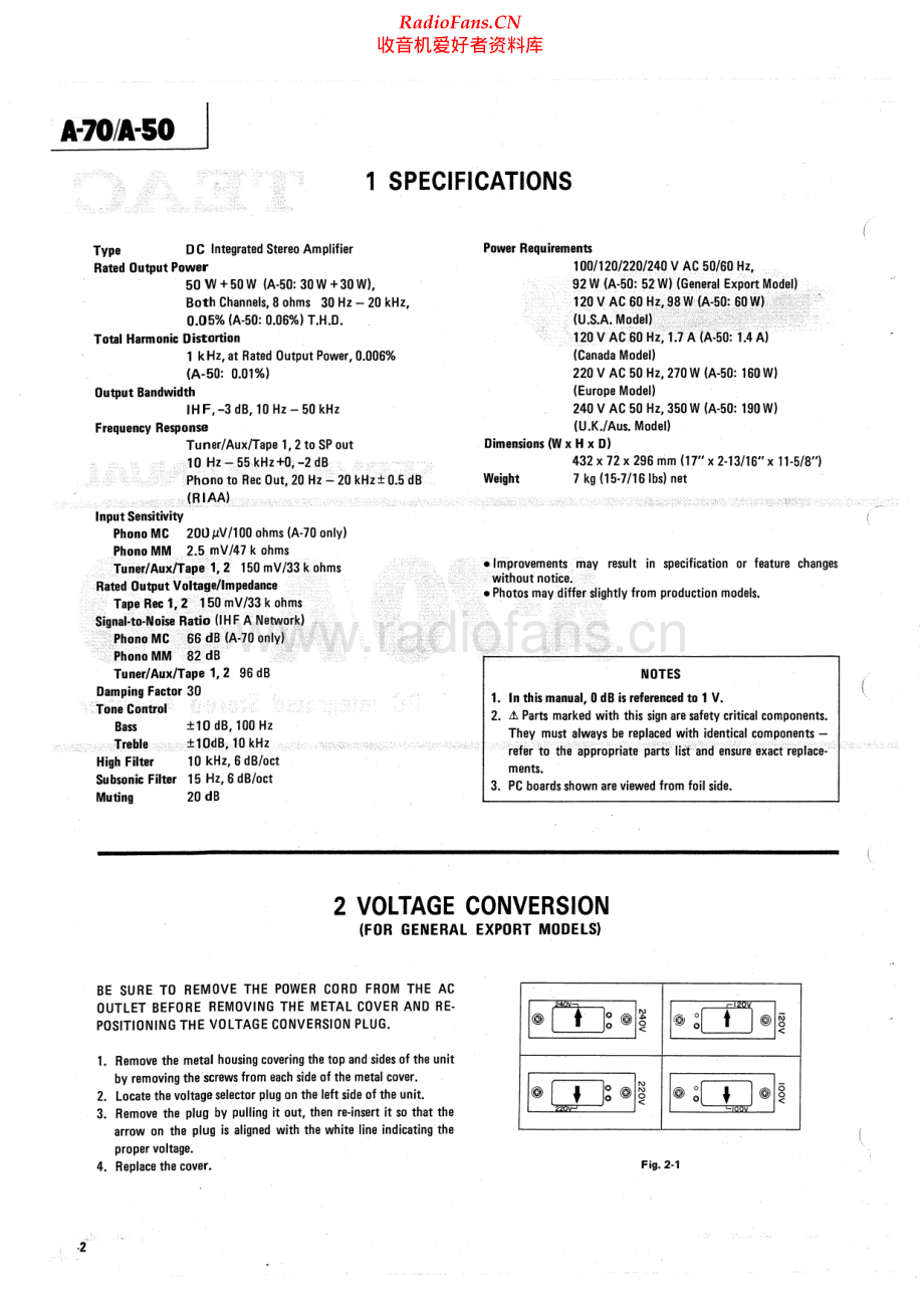 Teac-A70-int-sm 维修电路原理图.pdf_第2页