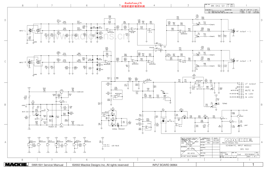 Mackie-SWA1501-pwr-sch 维修电路原理图.pdf_第1页