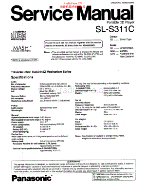 Panasonic-SLS311C-dm-sm 维修电路原理图.pdf
