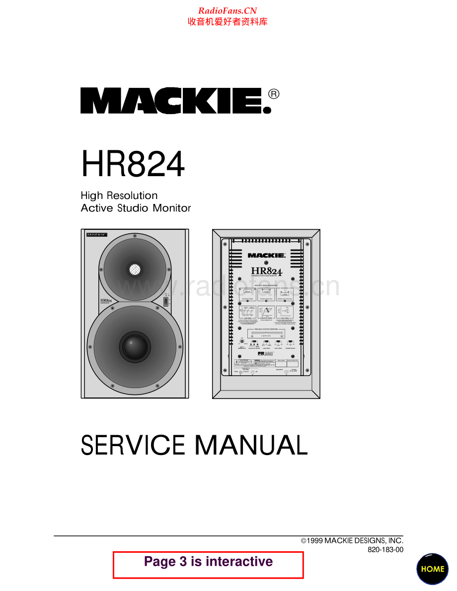 Mackie-HR824-spk-sm 维修电路原理图.pdf_第1页