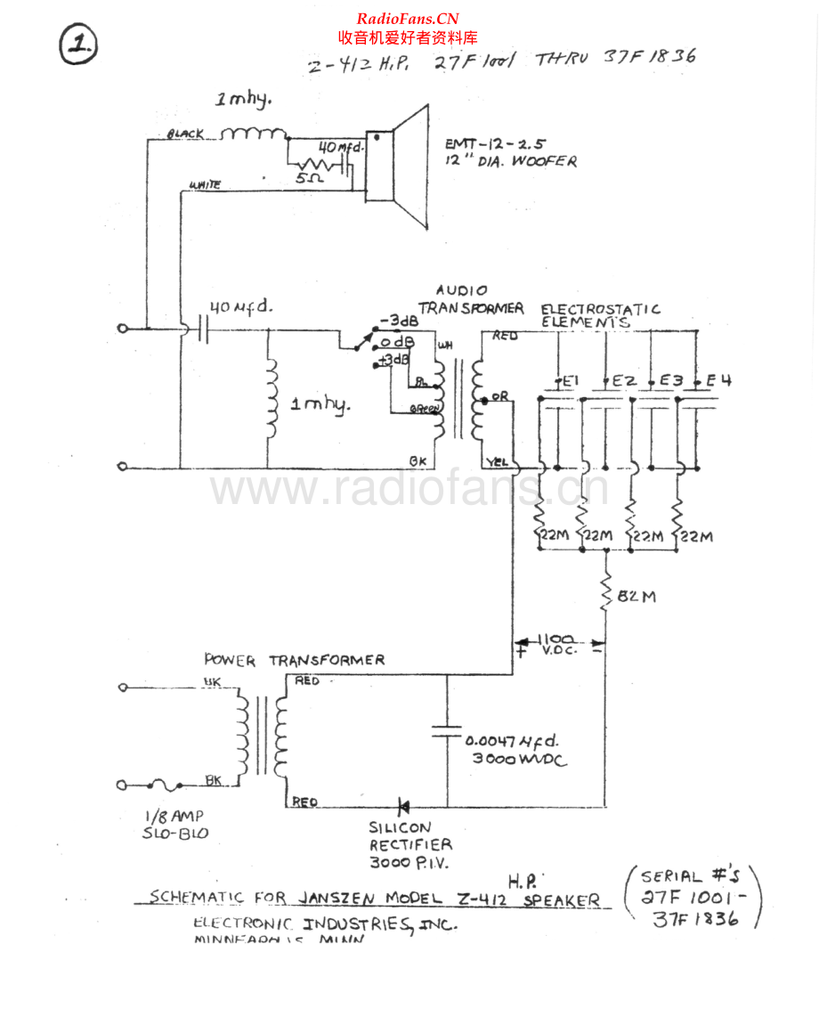 JansZen-Z412HP-spk-sch 维修电路原理图.pdf_第1页