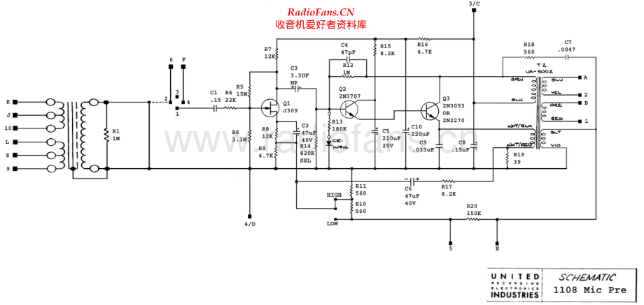 Urei-1108-pre-sch 维修电路原理图.pdf_第1页