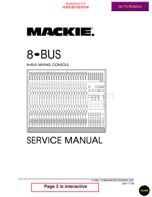 Mackie-8BUS-mix-sm 维修电路原理图.pdf