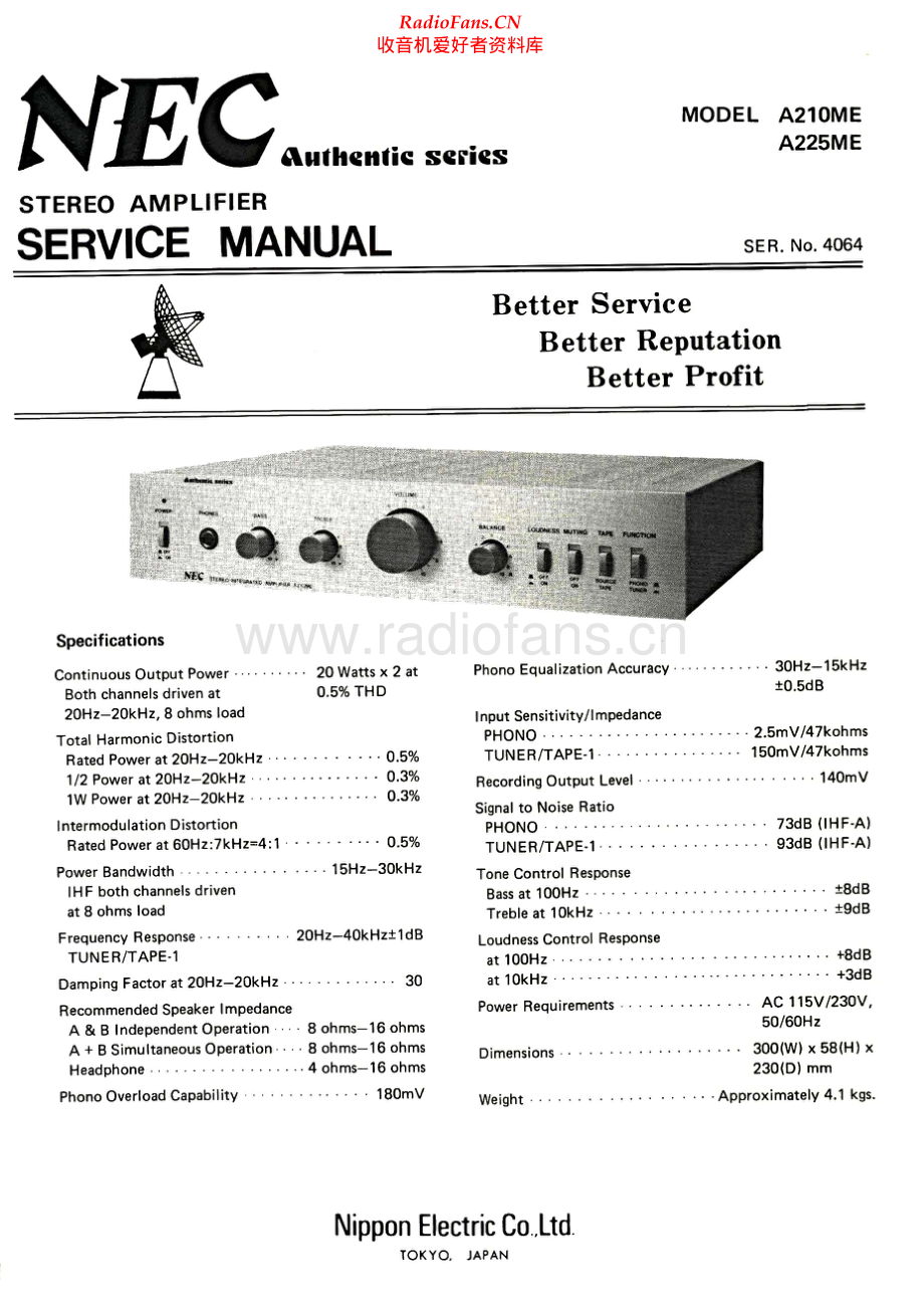 NEC-A225ME-int-sm 维修电路原理图.pdf_第1页