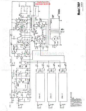 Univox-Stage740P-pwr-sch 维修电路原理图.pdf