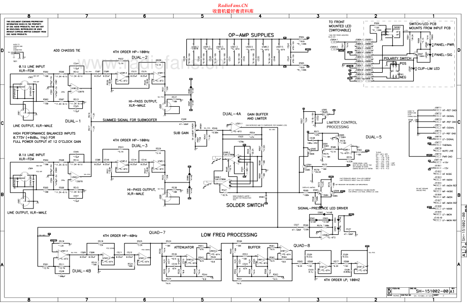 QSC-HPR151i-spk-sch 维修电路原理图.pdf_第1页