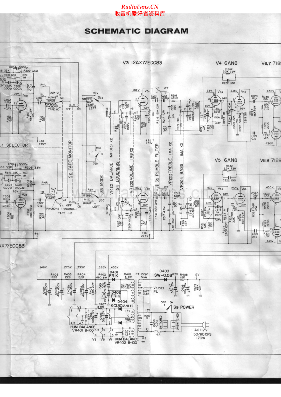 Lafayette-LA350-int-sch 维修电路原理图.pdf_第2页