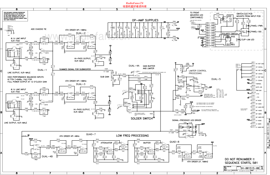 QSC-HPR181w-spk-sch 维修电路原理图.pdf_第1页