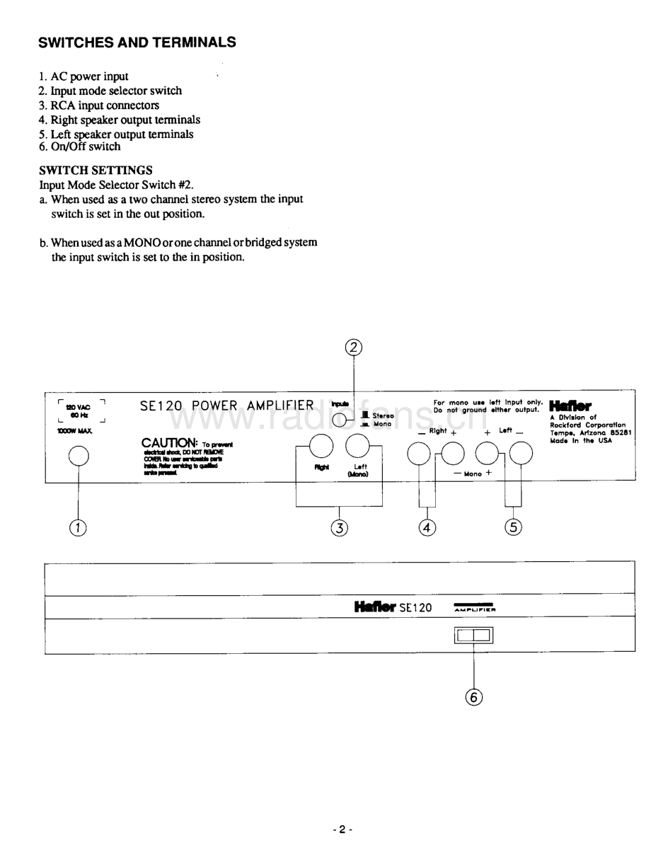 Hafler-SE120-pwr-sm维修电路原理图.pdf_第3页