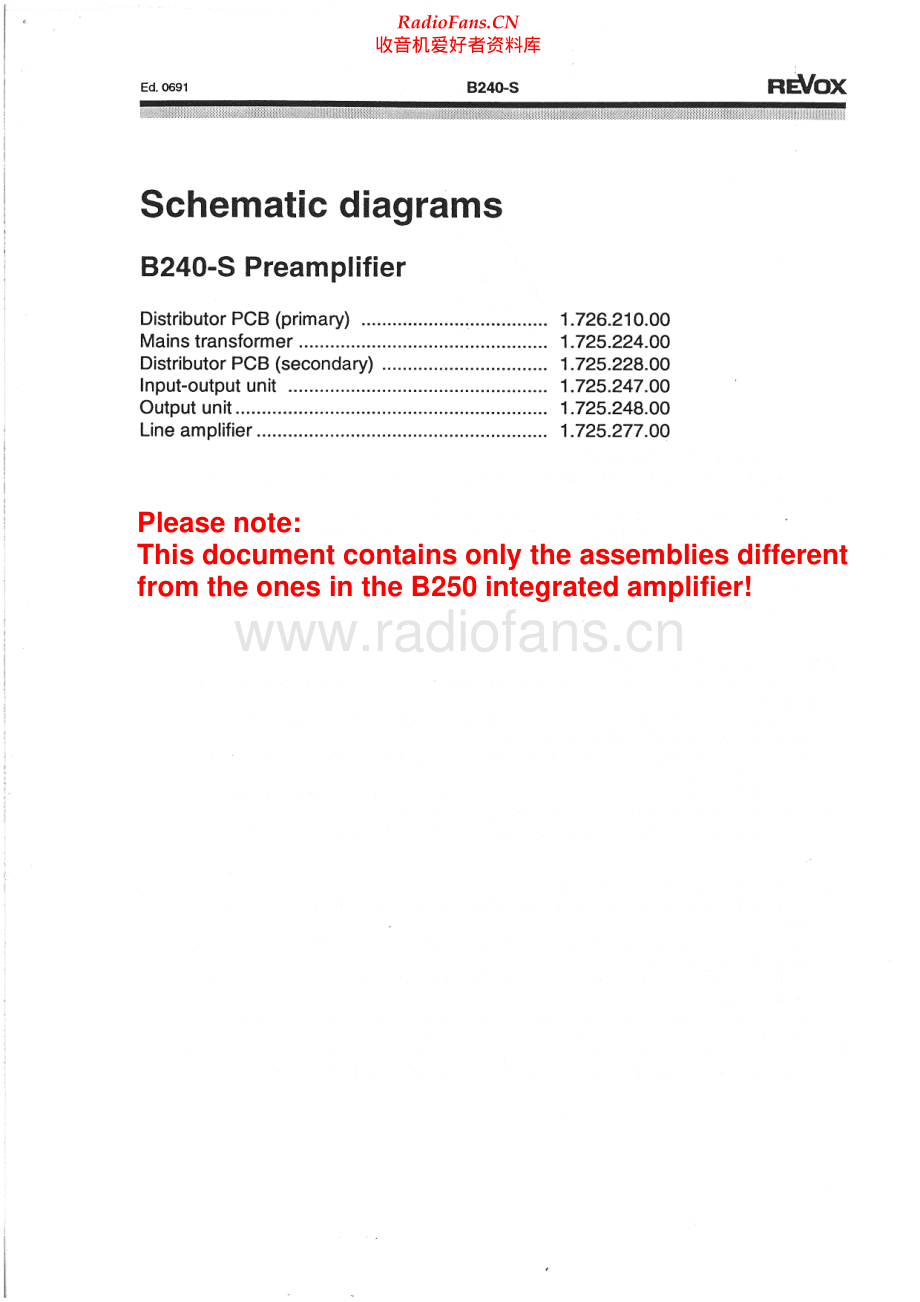 Revox-B240S-pre-sch 维修电路原理图.pdf_第1页