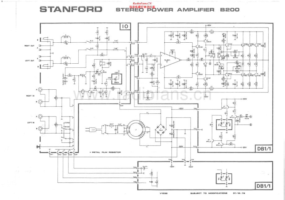 Stanford-B200_MK2-pwr-sch 维修电路原理图.pdf_第1页