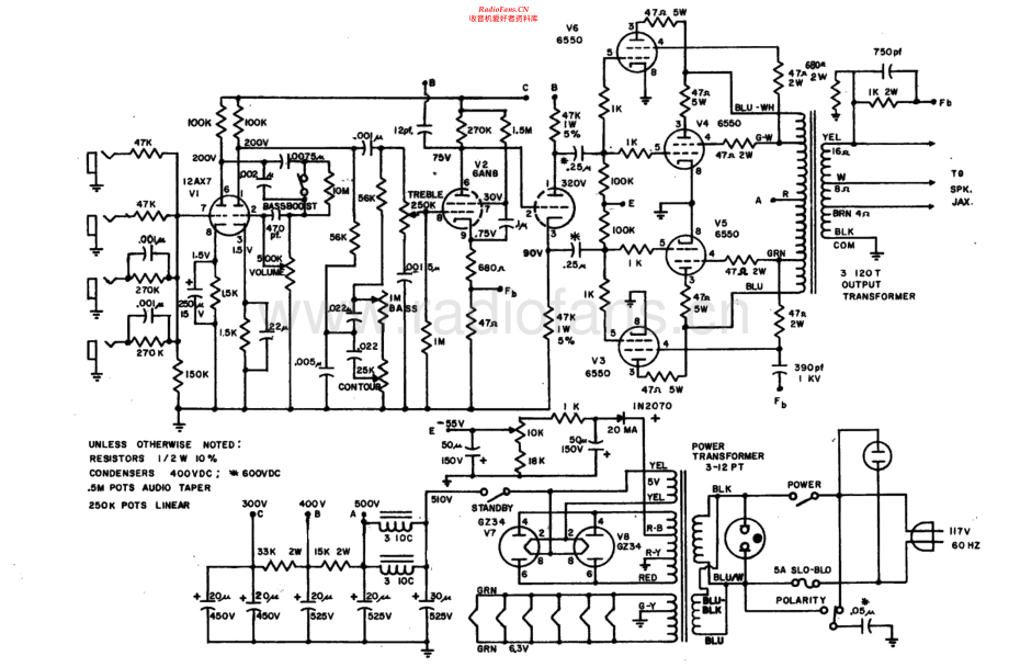 Sunn-2000S-pwr-sch 维修电路原理图.pdf_第1页