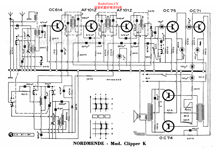 Nordmende-ClipperK-pr-sch 维修电路原理图.pdf_第1页