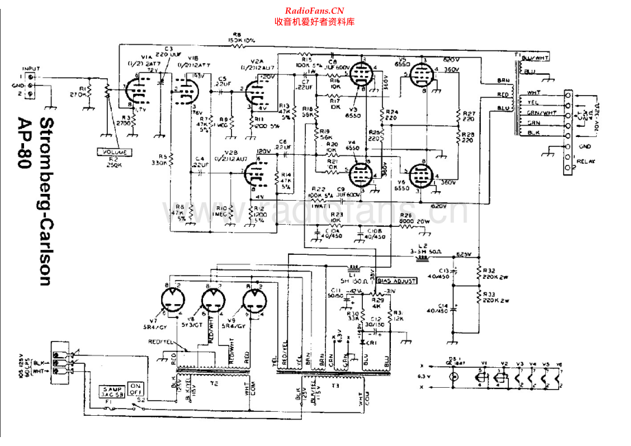 StrombergCarlson-AP80-pwr-sm 维修电路原理图.pdf_第1页