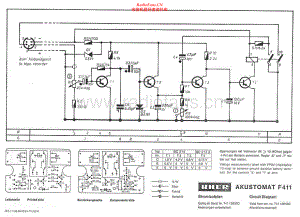 Uher-F411Akustomat-amp-sch 维修电路原理图.pdf