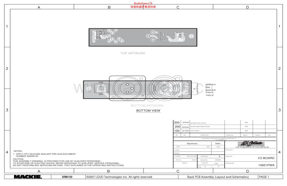 Mackie-SRM150-spk-sch 维修电路原理图.pdf_第1页