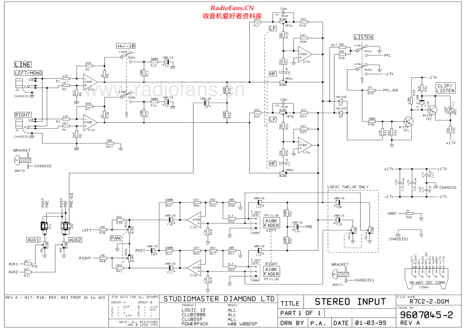 Studiomaster-Logic12-mix-sch 维修电路原理图.pdf_第1页