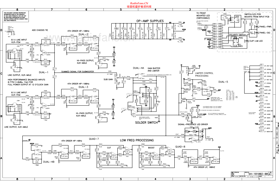 QSC-HPR181i-spk-sch 维修电路原理图.pdf_第1页