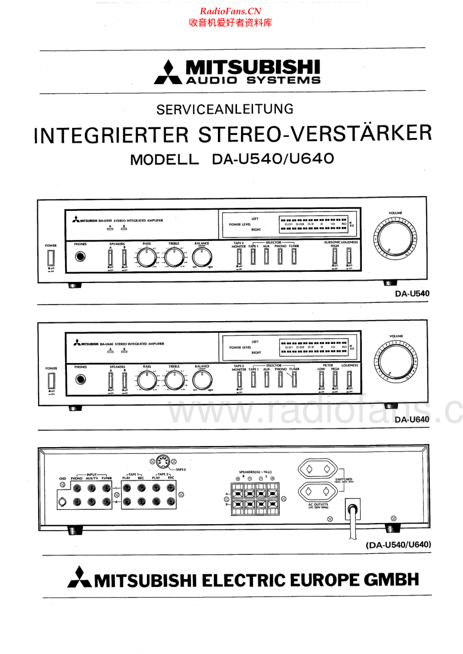 Mitsubishi-DAU540-int-sm-de 维修电路原理图.pdf_第1页