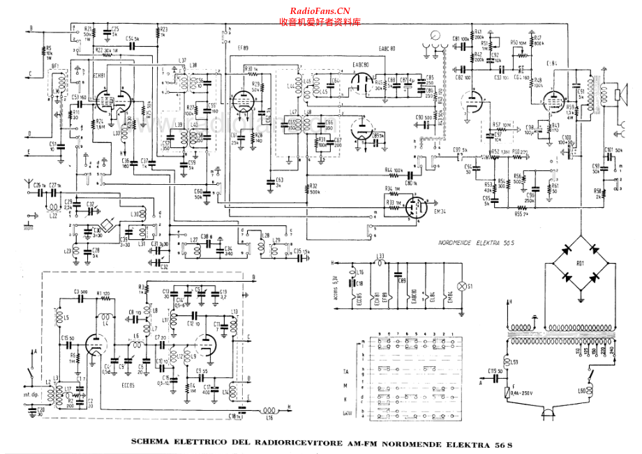 Nordmende-Elektra56S-pr-sch 维修电路原理图.pdf_第1页