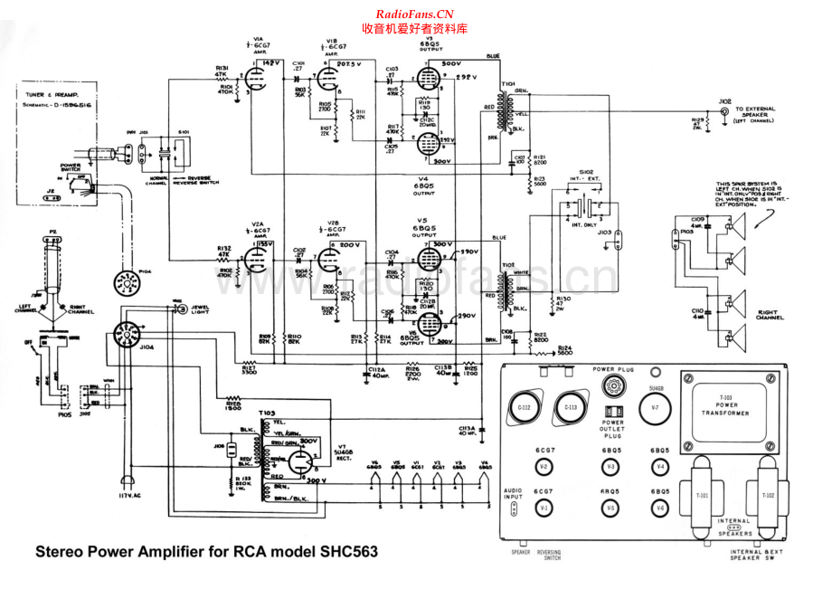 RCA-SHC563-pwr-sch 维修电路原理图.pdf_第1页