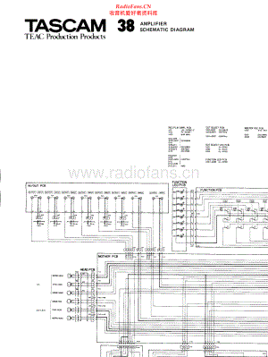 Teac-Tascam38-amp-sch 维修电路原理图.pdf