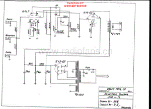 Supro-ValcoSpectator1950-pwr-sch 维修电路原理图.pdf