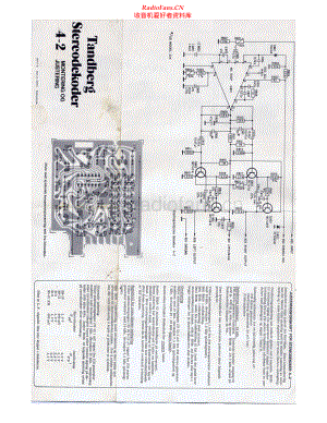 Tandberg-4_2-sd-adj 维修电路原理图.pdf