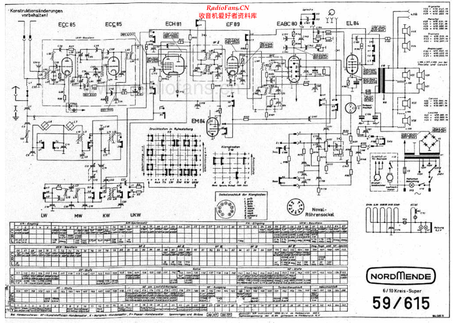 Nordmende-Caruso59-pr-sch 维修电路原理图.pdf_第1页