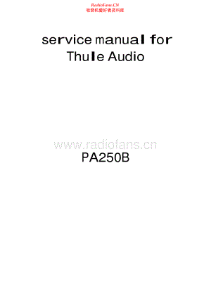 Thule-PA250B-pwr-sch 维修电路原理图.pdf