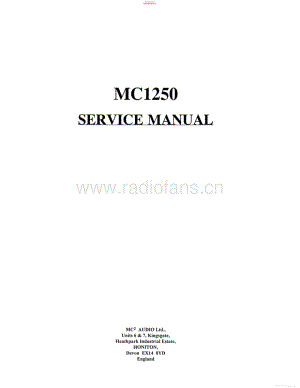 MC2Audio-MC1250-pwr-sm 维修电路原理图.pdf