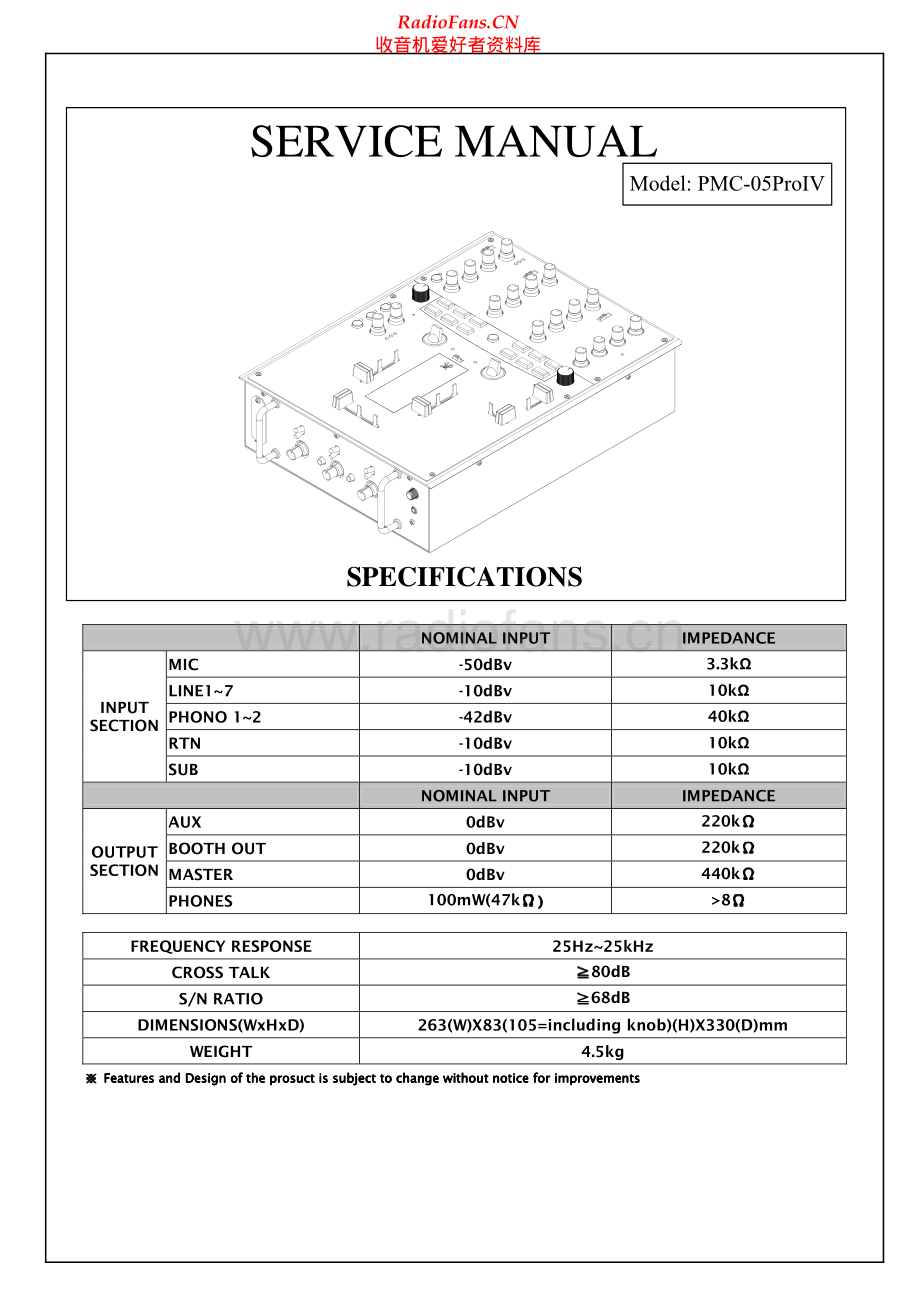 Vestax-PMC05PROIV-mix-sm 维修电路原理图.pdf_第1页