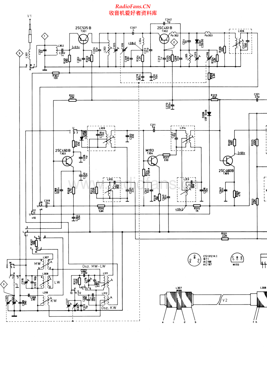 Nordmende-Charleston5_196_A-pr-sch 维修电路原理图.pdf_第2页