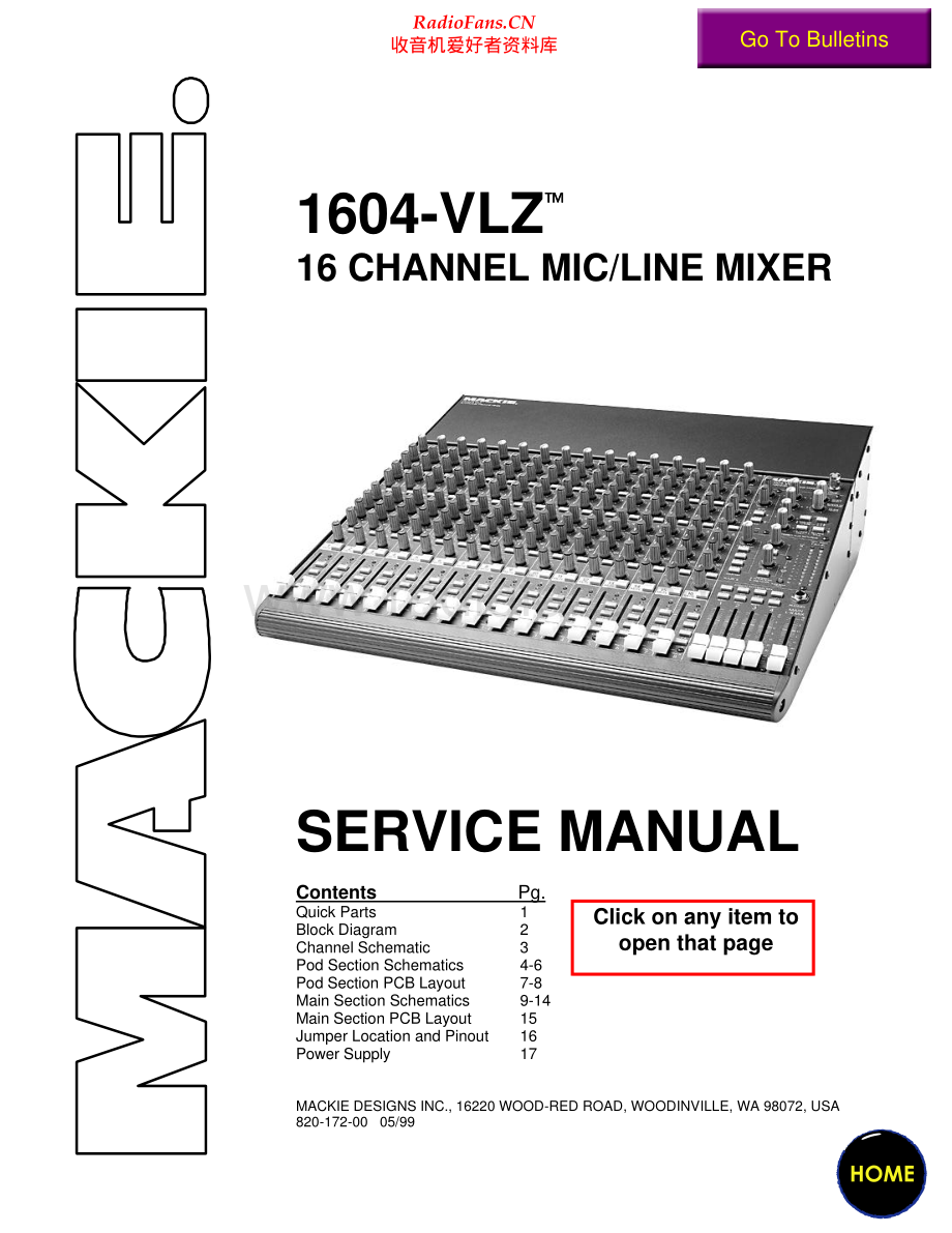 Mackie-Acoustics1604VLZ-mix-sm 维修电路原理图.pdf_第1页