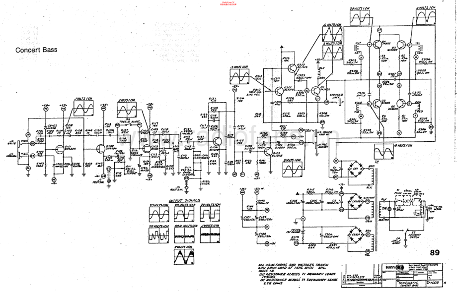 Sunn-ConcertBass-pwr-sch 维修电路原理图.pdf_第1页