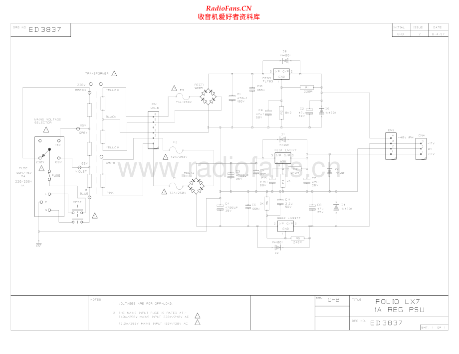 Soundcraft-SpiritLX7-mix-sch 维修电路原理图.pdf_第1页