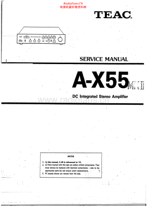 Teac-AX55II-int-sm 维修电路原理图.pdf